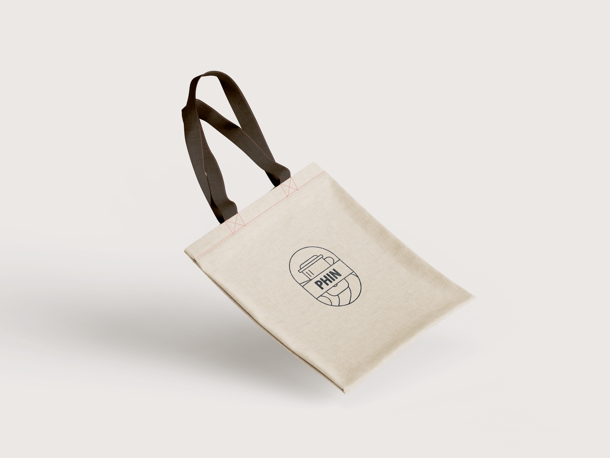 PHIN The OG Phin Canvas Tote Bag – Rückansicht