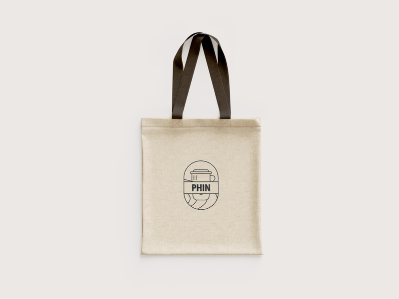 PHIN The OG Phin Canvas Tote Bag – Vorderansicht