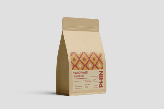Hanoi Haze Arabica Kaffee gemahlen – Nahaufnahme