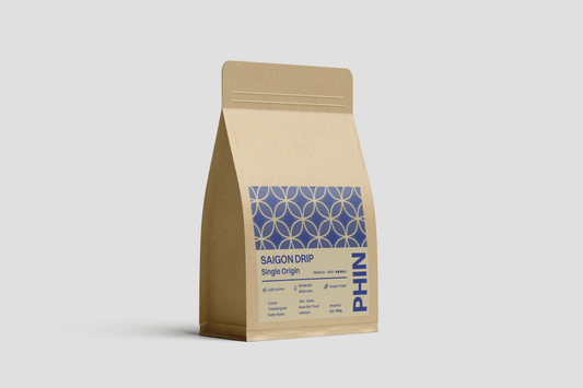 Saigon Drip Robusta Kaffee gemahlen – Nahaufnahme